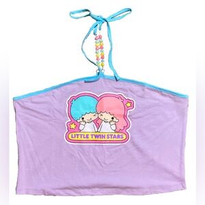 Hot Topic Sanrio Little Twin Stars Beaded Halter Top Plus Size NEVER WORN